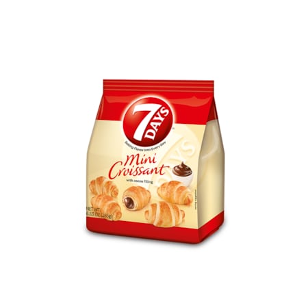 7 Days 7 Days Mini Croissant Cocoa, PK8 500140100